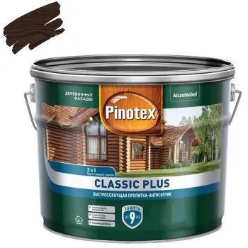 Декоративно-защитное средство для дерева 3в1 Pinotex Classic Plus палисандр полуматовое 9л
